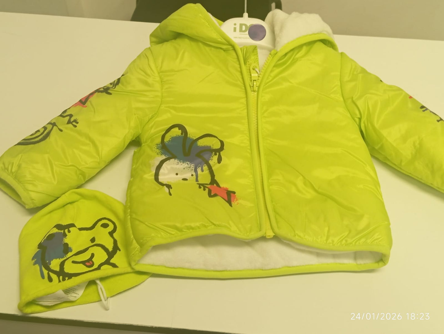 Giubotto Neonato Verde